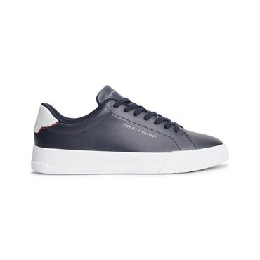 Tommy Hilfiger Court Leather Trainers Navy