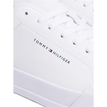 Tommy Hilfiger Court Leather Trainers White