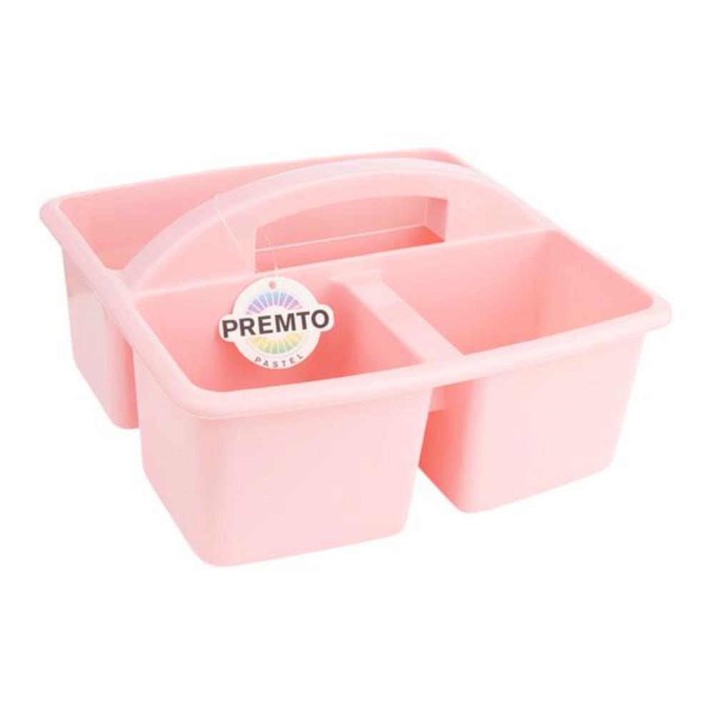 Pink pastel homework caddy 05 image