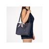 Rieker Crossbody Fabric Zip Detail Bag - Navy Tan