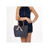 Rieker Crossbody Fabric Zip Detail Bag - Navy Tan