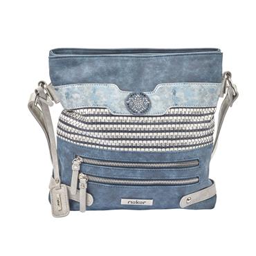 Rieker Crossbody Shimmer Bag - Navy Combi