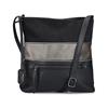 Rieker Front Zip Crossbody Bag - Black Combi
