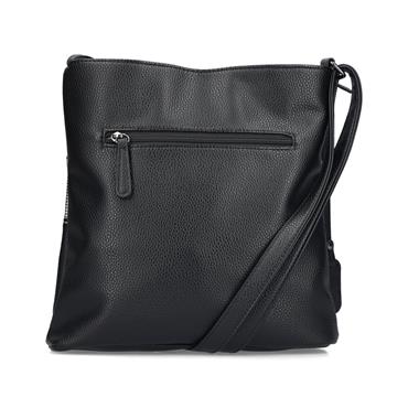 Rieker Front Zip Crossbody Bag - Black Combi