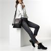 Rieker Front Zip Crossbody Bag - Black Combi