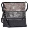 Rieker Front Zip Crossbody Bag - Black Combi