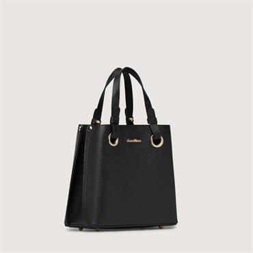 Marco Moreo Cannavaro Tote Bag - Black Gold Leather