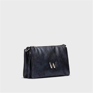 Wonders Drop Thin Strap Handbag - Navy
