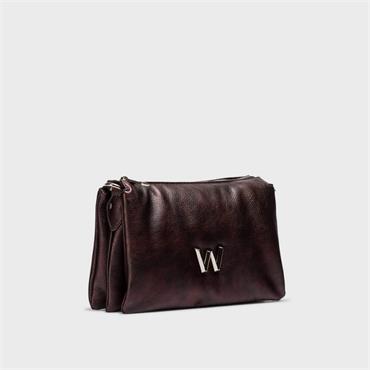 Wonders Drop Thin Strap Handbag - Bordo