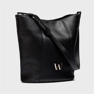 Wonders Kim Large Should Strap Bag - Black