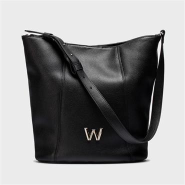 Wonders Kim Large Should Strap Bag - Black