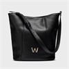 Wonders Kim Large Should Strap Bag - Black
