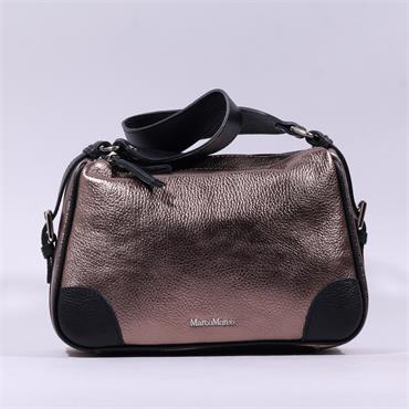 Marco Moreo Inzaghi Double Zip Crossbody - Bronze Leather