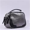 Marco Moreo Inzaghi Double Zip Crossbody - Gun Metal