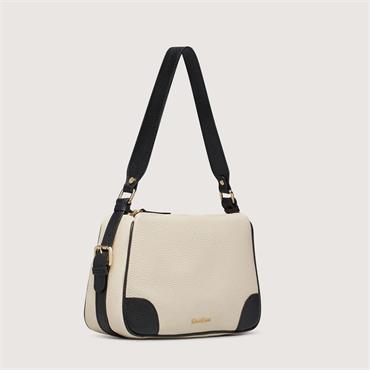 Marco Moreo Barzagli Twin Zip Crossbody - Off White Leather