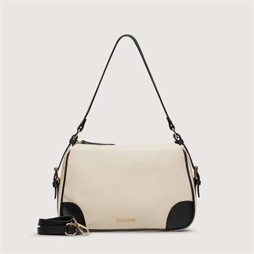 Marco Moreo Barzagli Twin Zip Crossbody - Off White Leather
