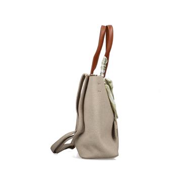 Rieker Crossbody Fabric Zip Detail Bag - Beige tan