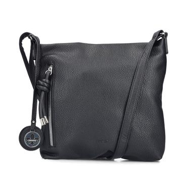 Rieker Side Zip Crossbody Bag - Black
