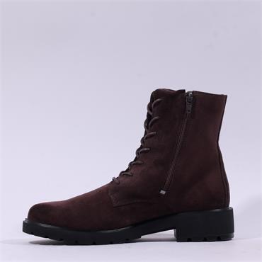 Ecco Women Metropole Vienna Laced Boot - Brown Nubuck