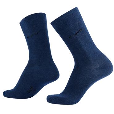 Bugatti Men Basic Socks 2 Pack (43-46) - Indigo