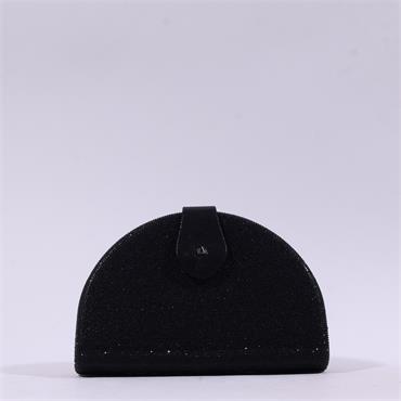 Una Healy Maneater Clutch Handbag - Black Glitter