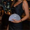 Una Healy Maneater Clutch Handbag - Chrome