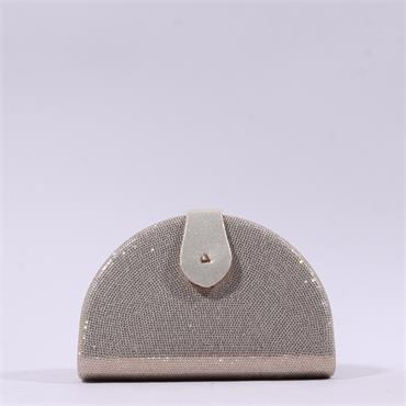 Una Healy Maneater Clutch Handbag - Gold Sparkle