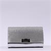 Una Healy Centrefold Clutch Handbag - Chrome