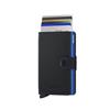 Secrid Miniwallet Matte - Black Blue