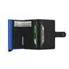 Secrid Miniwallet Matte - Black Blue