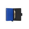 Secrid Miniwallet Matte - Black Blue
