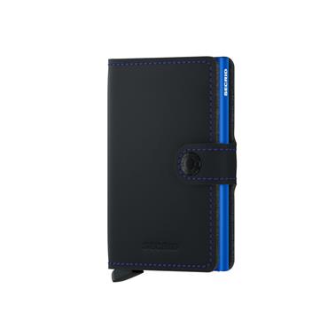 Secrid Miniwallet Matte - Black Blue