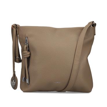 Rieker Side Zip Crossbody Bag - Beige