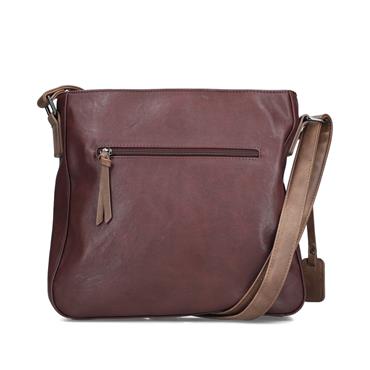 Rieker Shoulder Bag - Burgundy Combi