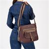 Rieker Shoulder Bag - Burgundy Combi