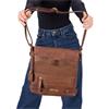 Rieker Crossbody Shimmer Bag - Brown