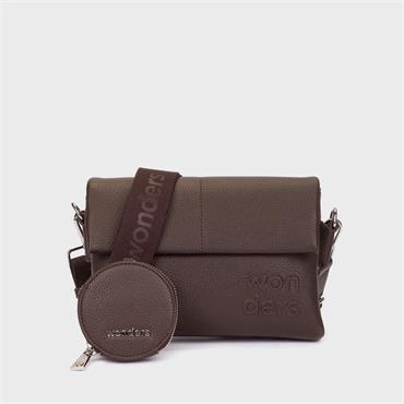 Wonders Mirari Envelope Crossbody Bag - Coffee
