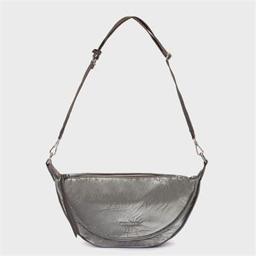 Wonders Muse Crescent Crossbody Bag - Pewter