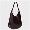 Wonders Mist Hobo Shoulder Bag - Dark Brown Leather