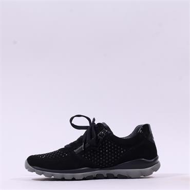 Gabor Fantastic Rolling Soft Twin Zip - Black Sparkle