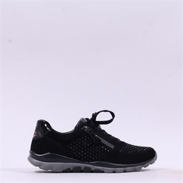 Gabor Fantastic Rolling Soft Twin Zip - Black Sparkle