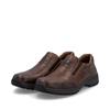 Rieker Slip On Shoe Wide Fit - Brown Combination
