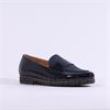 Gabor Elder Classic Slip On Loafer - Navy Patent Combi