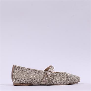 Tamaris Laura Weave Mary Jane Pump - Bronze