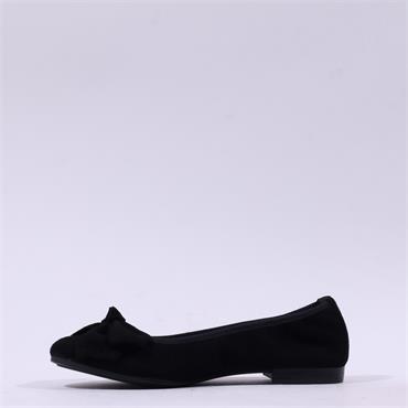 Tamaris Alena Bow Slip On Pump - Black