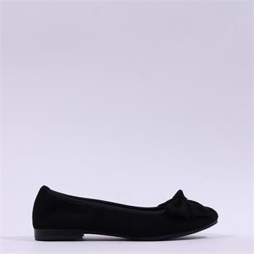 Tamaris Alena Bow Slip On Pump - Black