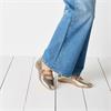 Tamaris Lorita Flat Double Strap Pump - Bronze Leather