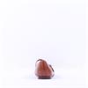 Tamaris Lorita Flat Double Strap Pump - Cognac Leather