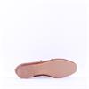 Tamaris Lorita Flat Double Strap Pump - Cognac Leather