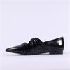 Tamaris Abril Pointed Strappy Flat Shoe - Black